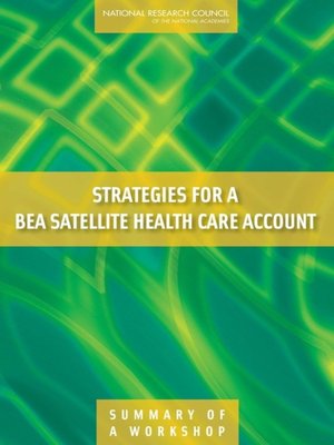 cover image of Strategies for a BEA Satellite Health Care Account